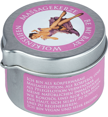 Körperöl- und Pflegekerze Be my Baby Körperöl- und Pflegekerze Be my Baby