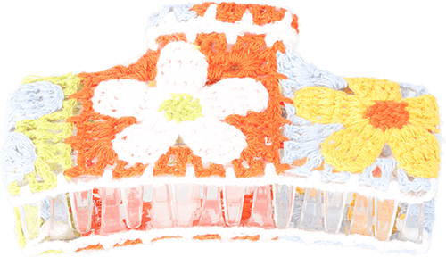 Haarkralle Strick Spring Haarkralle Strick Spring