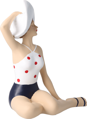 Pinup Schwimmerin mit Hut