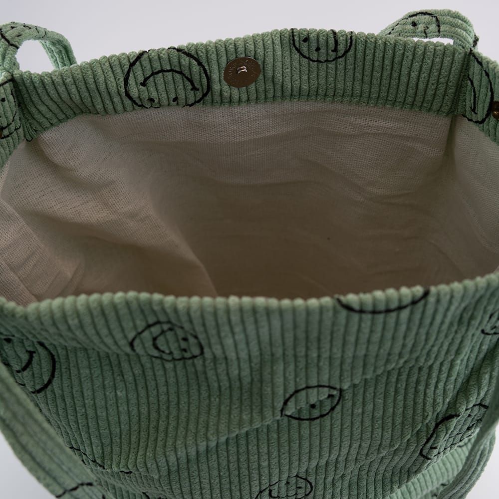 Cordbeutel Smiley Green Cordbeutel Smiley Green
