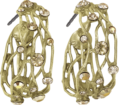 Cages Creolen Gold Cages Creolen Gold