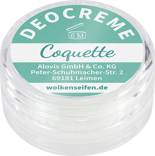 Deocremeprobe Coquette Wolkenseifen Deocreme Probe