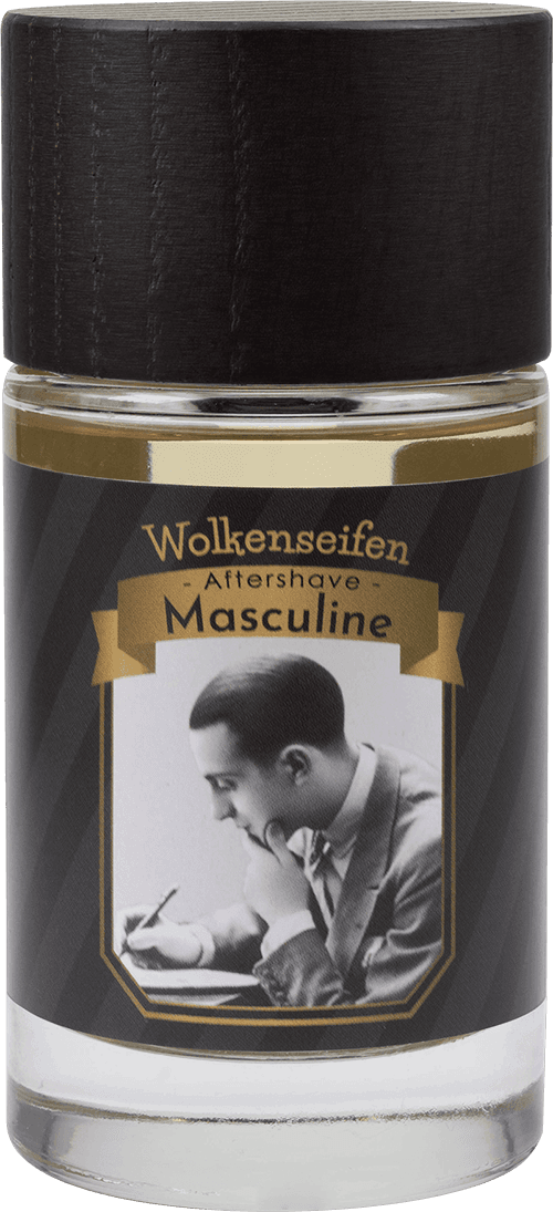 Aftershave Masculine Wolkenseifen Aftershave Masculine ohne Hintergrund