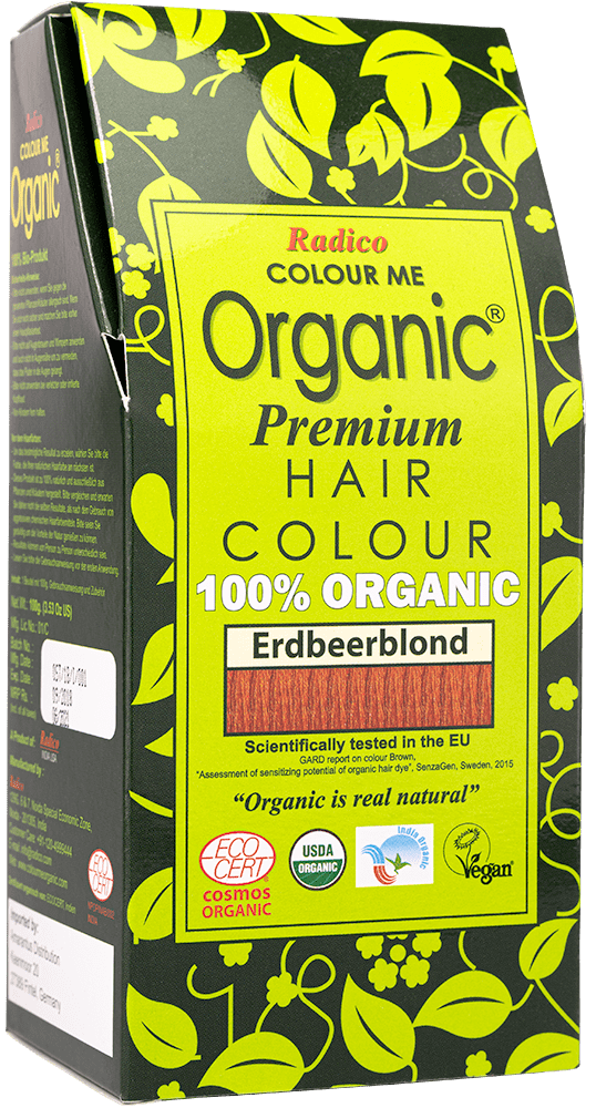 Pflanzenhaarfarbe Strawberry Blonde Radico Pflanzliche Haarfarbe Strawberry Blonde ohne Hintergrund