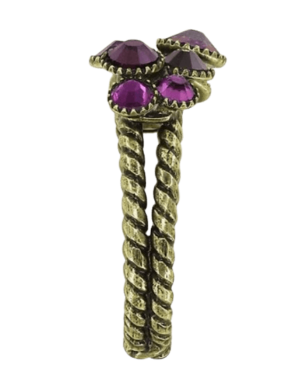 Water Cascade Ring Lila Water Cascade Ring Lila