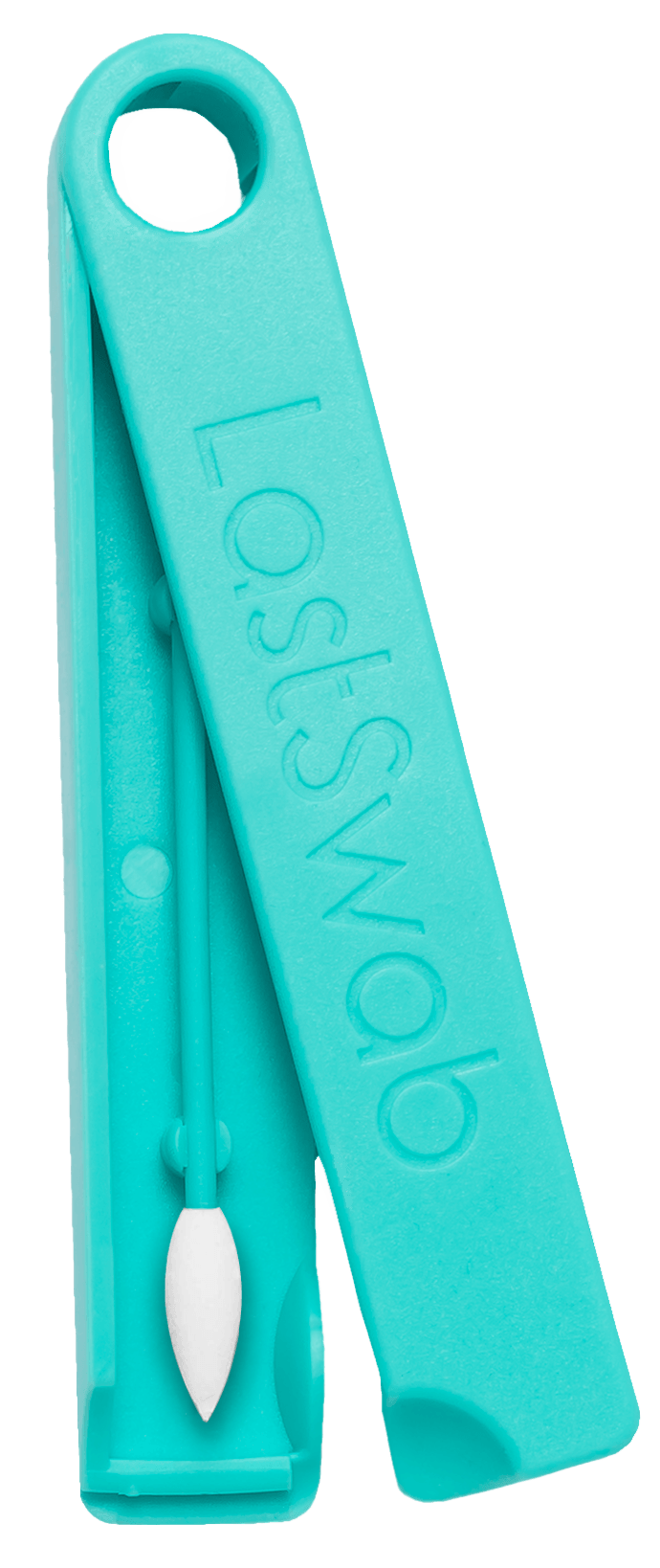Beauty-Wattestäbchen Türkis LastSwab - Wiederverwendbare Beauty-Wattestäbchen Türkis ohne Hintergrund