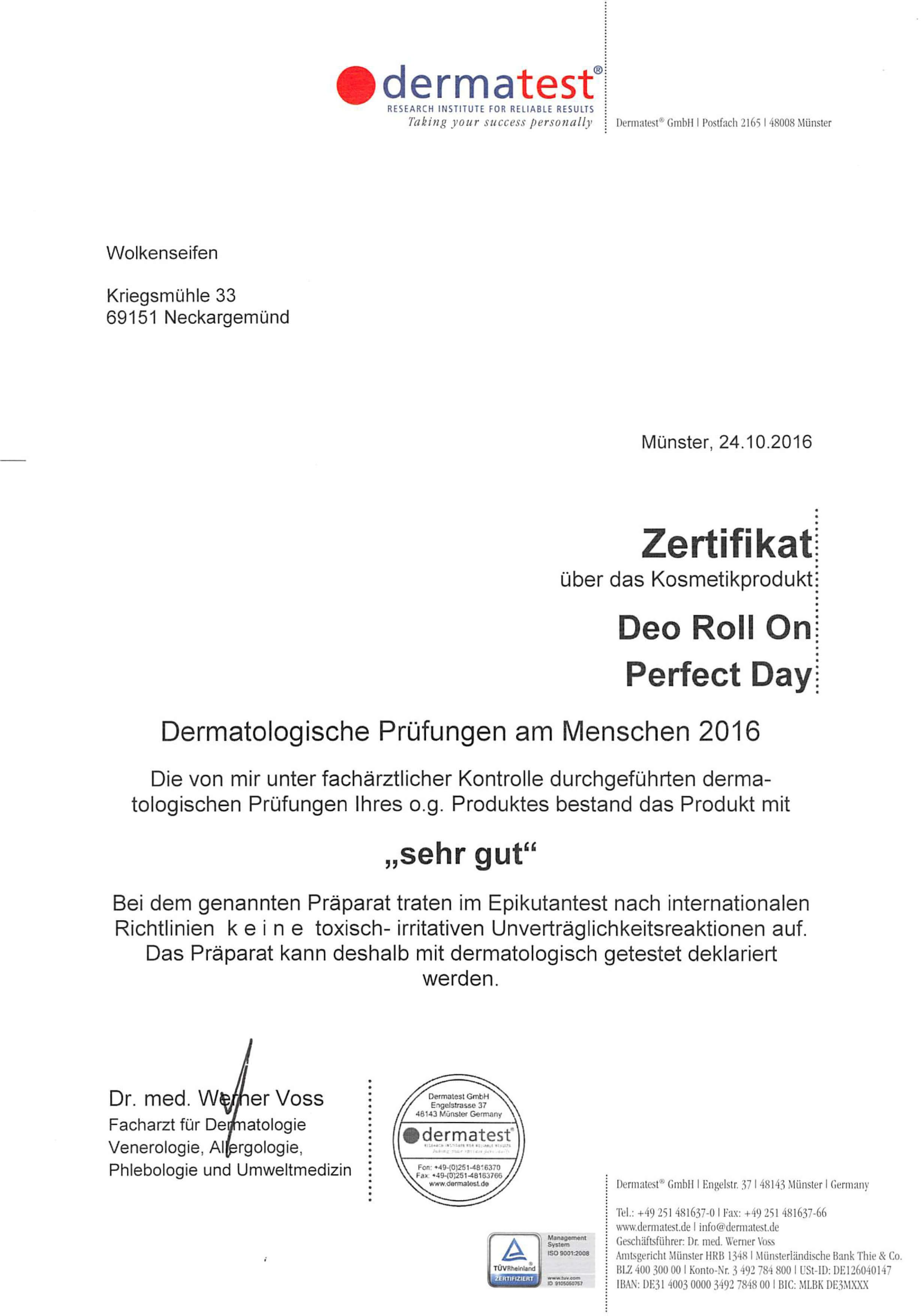 Deo Roll On Perfect Day