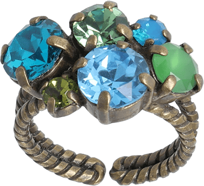 Ballroom Ring Blau-Grün 2 Ballroom Ring Blau-Grün 2