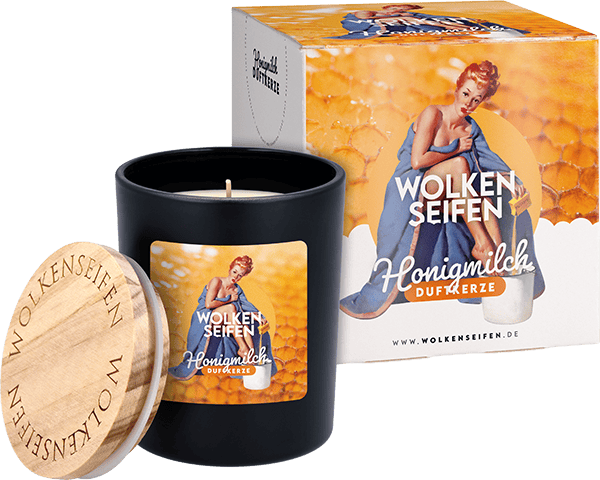Duftkerze Honigmilch Wolkenseifen Duftkerze Honigmilch