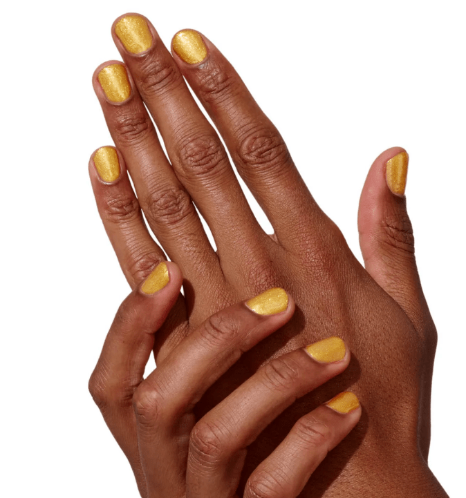 Bioglitzer-Nagellack Gold