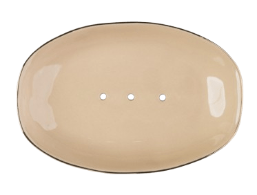 Seifenschale Sand Goldrand