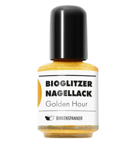 Bioglitzer-Nagellack Gold Bioglitzer Nagellack Golden Hour
