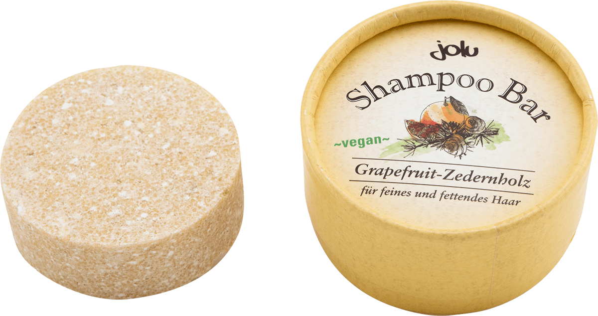 Shampoobar Grapefruit-Zedernholz Jolu Shampoobar Grapefruit-Zedernholz ohne Hintergrund