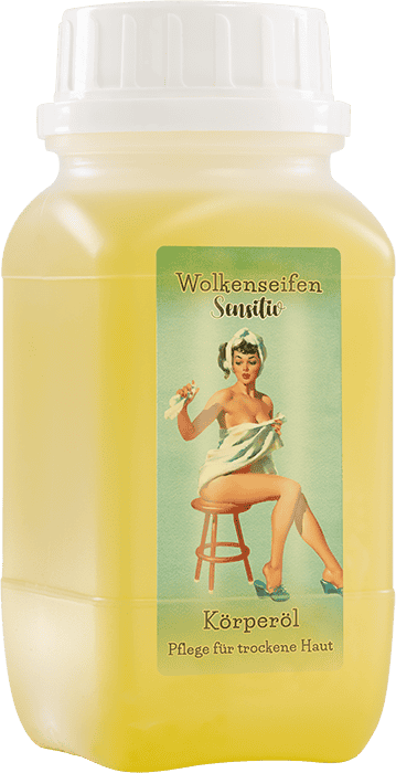 Körperöl Nachfüllpack Sensitiv - 500 ml Körperöl Nachfüllpack Sensitiv - 500 ml ohne Hintergrund