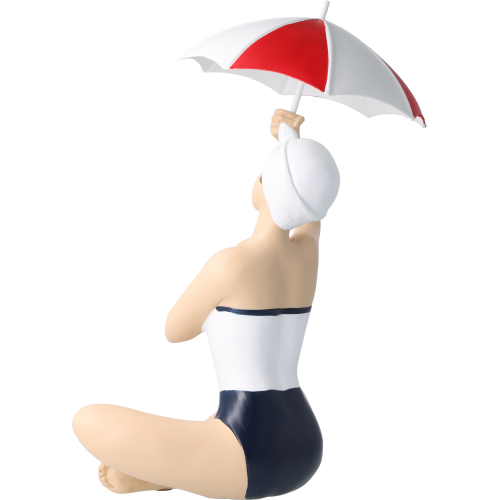 Pinup Schwimmerin mit Schirm Pinup Schwimmerin mit Schirm