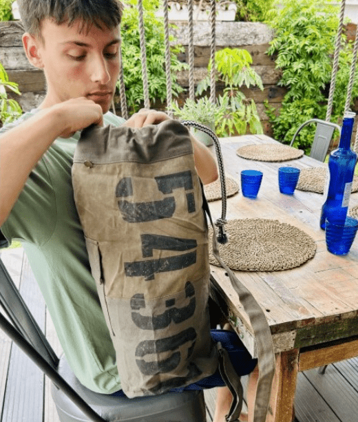 Oversize Rucksack Creme