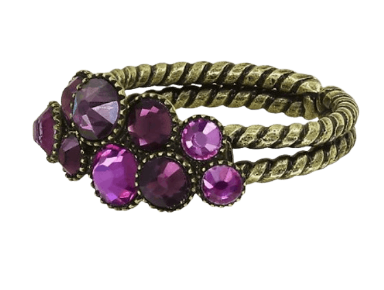 Water Cascade Ring Lila Water Cascade Ring Lila