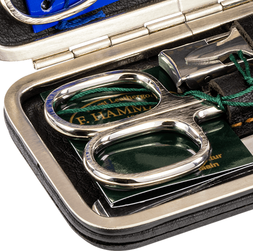 Maniküre-Etui Leder Dunkelbraun Maniküre-Etui Leder Dunkelbraun