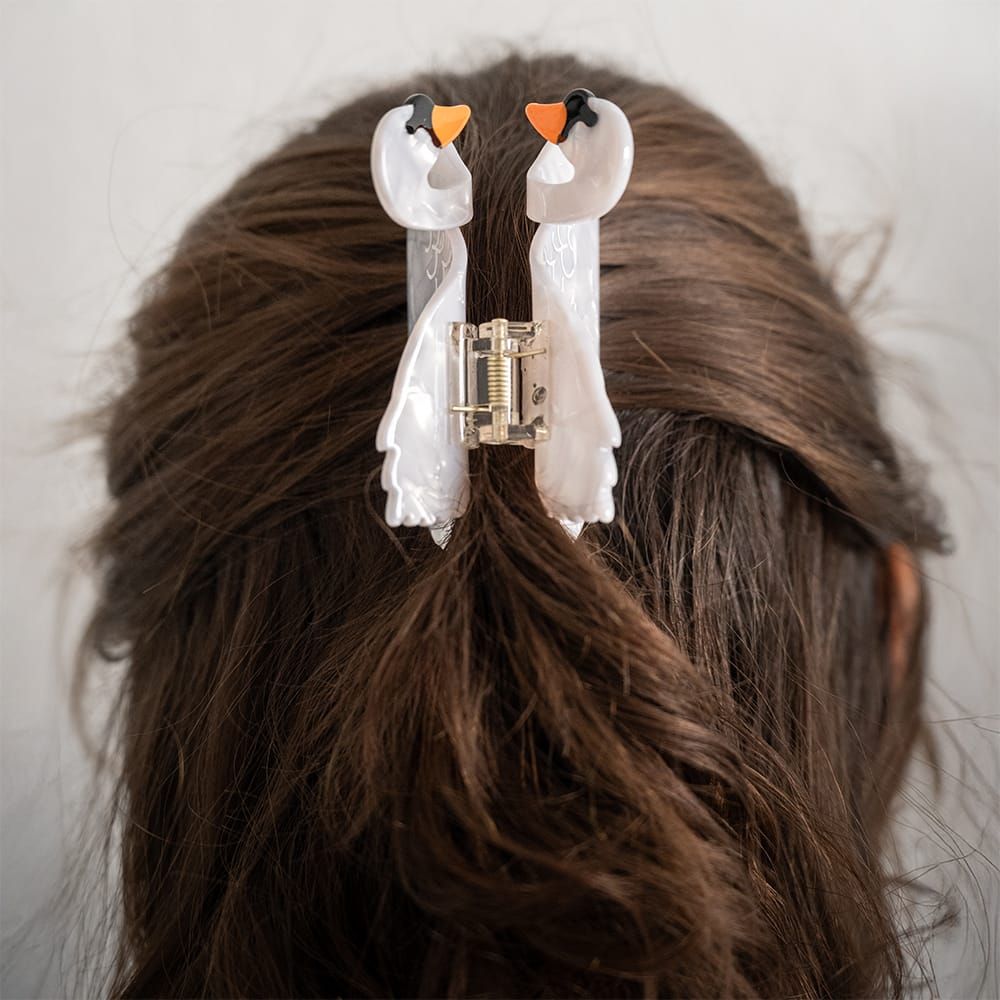 Haarkralle Schwan Haarkralle Schwan