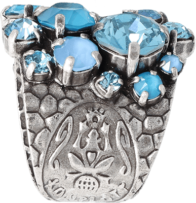 Ballroom Ring Blau