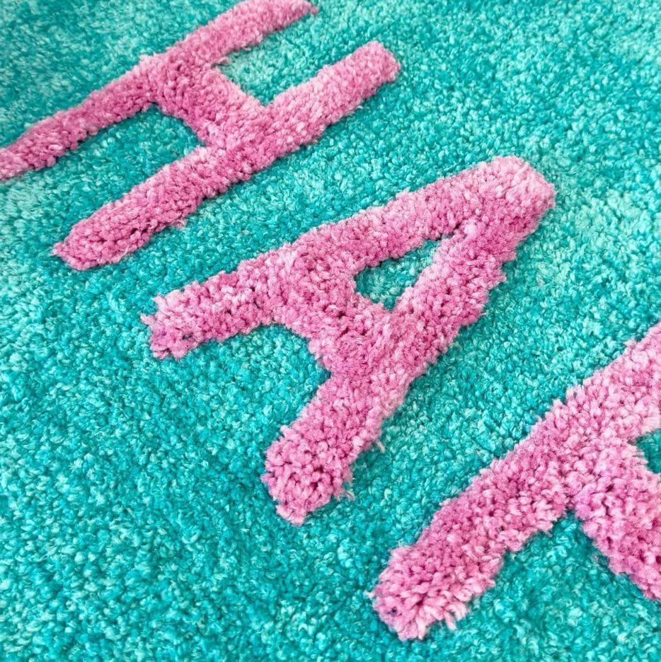 Badematte Happy Türkis