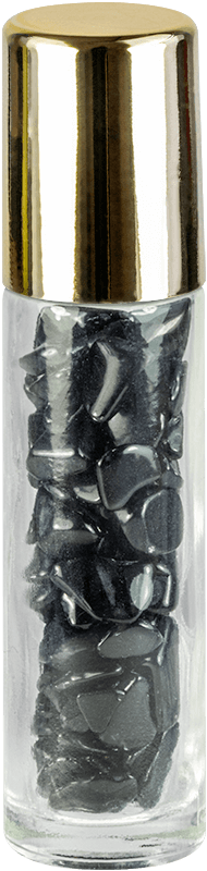 Energie-Roll-On Obsidian Roll On Behälter Halbe-Edelstein Rosenquarz