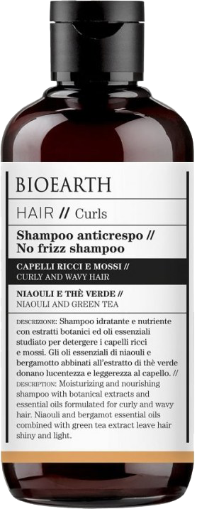 Anti Frizz Lockenshampoo Bioearth Anti Frizz Lockenshampoo ohne Hintergrund