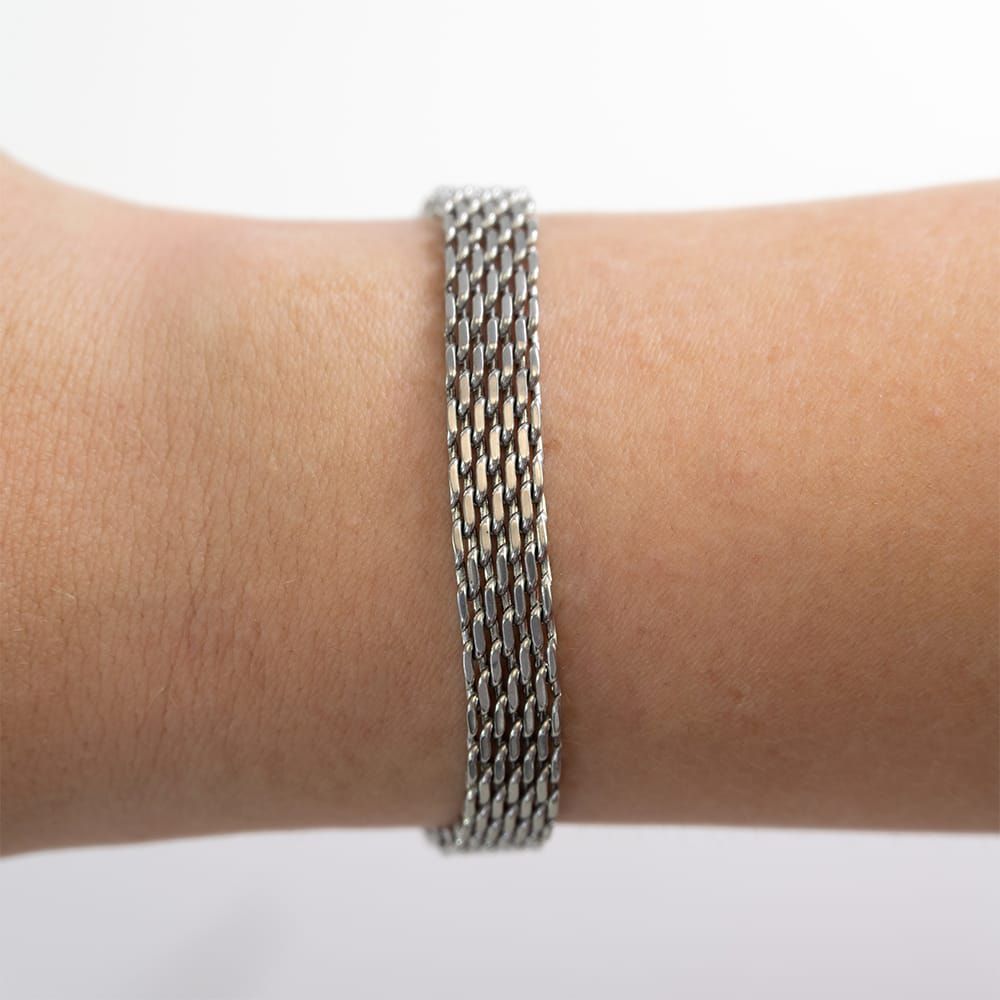 Flecht-Armband Silber Flecht-Armband Silber