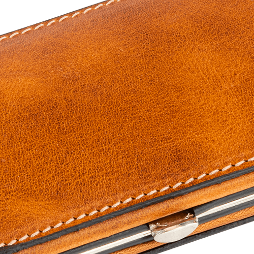 Maniküre-Etui Leder Hellbraun Maniküre-Etui Leder Hellbraun