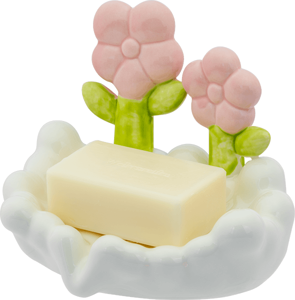 Seifenablage Weiß Blume Seifenablage Weiß Blume