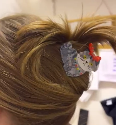 Haarkralle Xmas-Katze Haarkralle Xmas-Katze