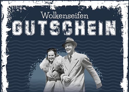 Gutschein Retro Paar spazieren