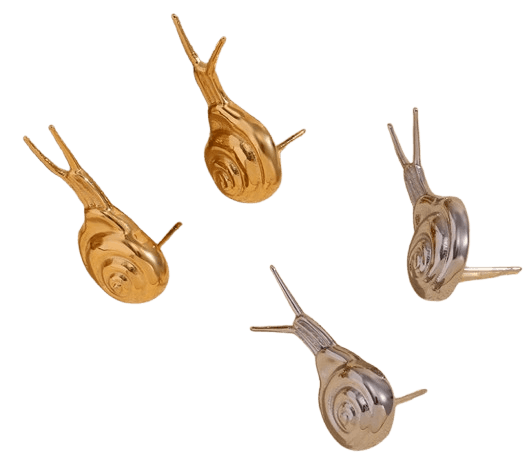 Schnecken-Ohrstecker Silber Schnecken-Ohrstecker Silber