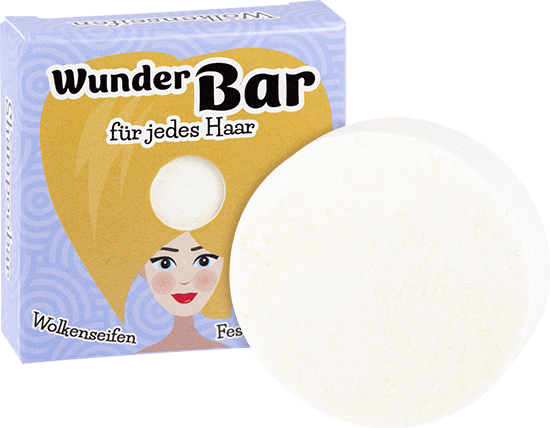 Festes Shampoo Wunder-Bar Wolkenseifen Festes Shampoo Wunder-Bar ohne Hintergrund