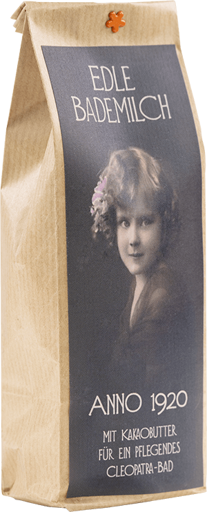 Bademilch Anno 1920 ohne Hintergrund
