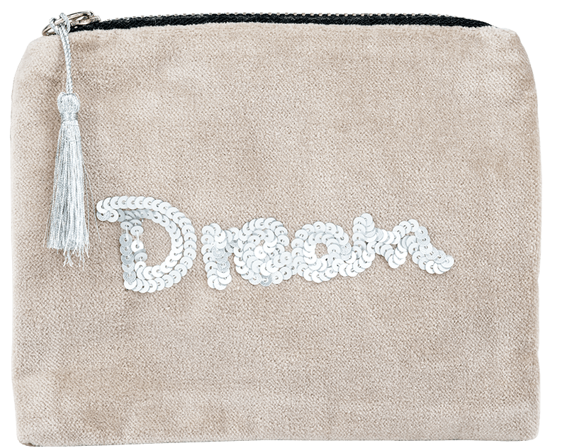 Samt-Kosmetiktasche Dream ohne Hintergrund
