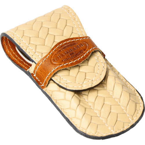 Maniküre-Etui Leder beige-braun Maniküre-Etui Leder beige-braun