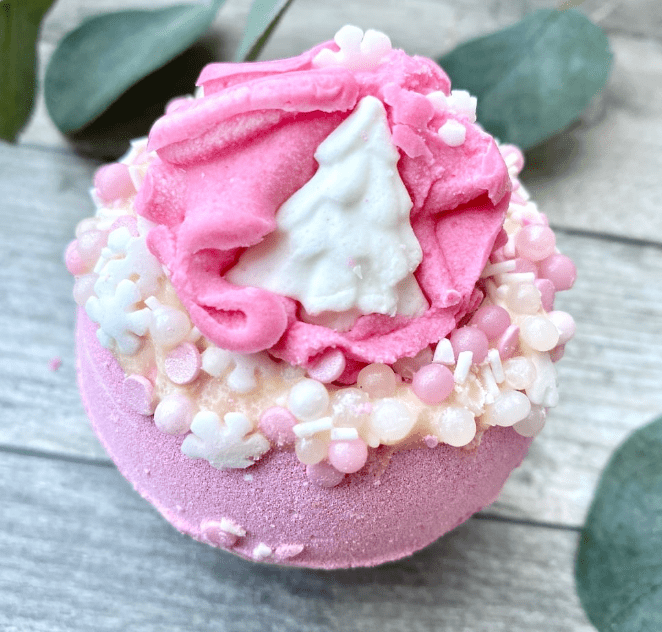 Badebombe Pink Christmas Badebombe Pink Christmas