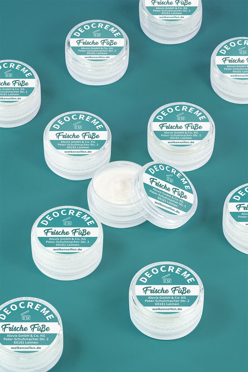 Deocremeprobe Frische Füße Minze