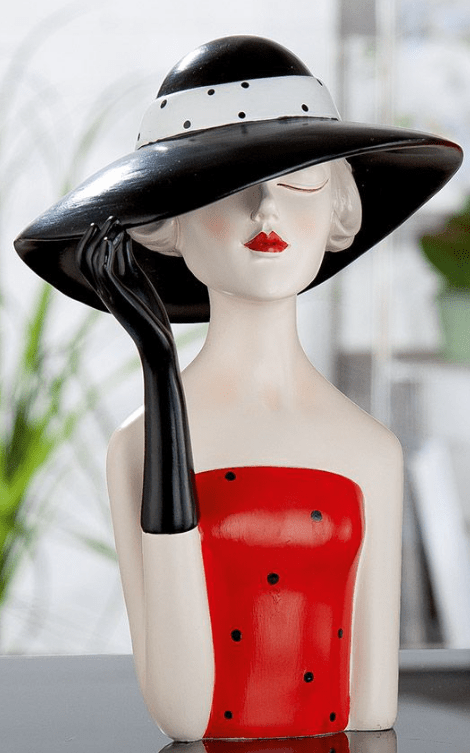 Lady mit schwarzem Hut Lady mit schwarzem Hut