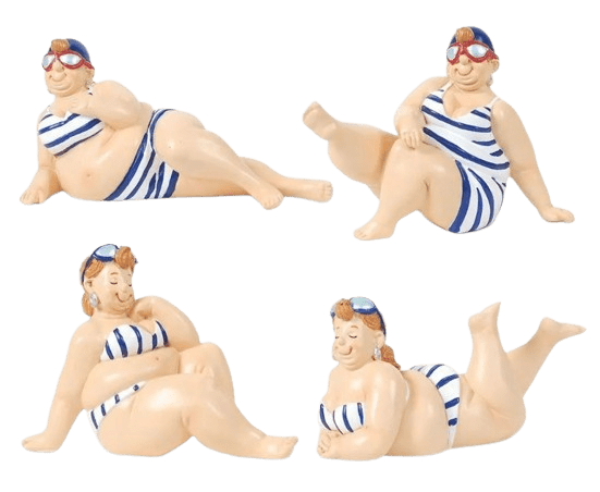 Bademollis 4er Set Dekofigur Mollie