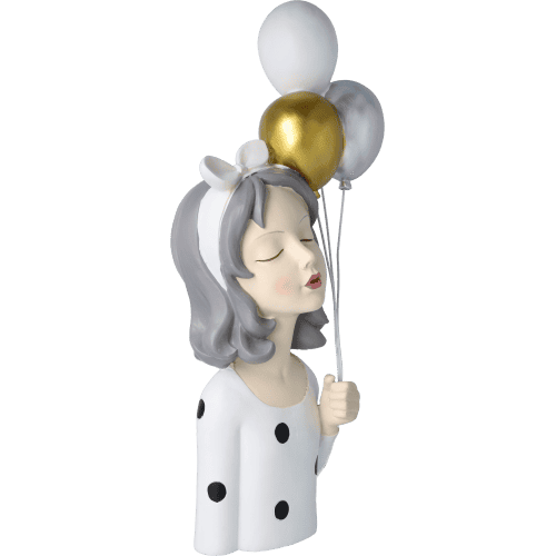 Mädchen Ballons Büste