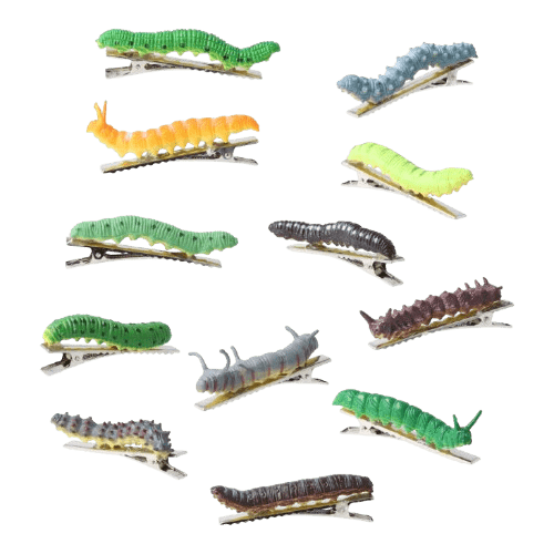 Haarspangen-Set Raupen Haarspangen-Set Raupen