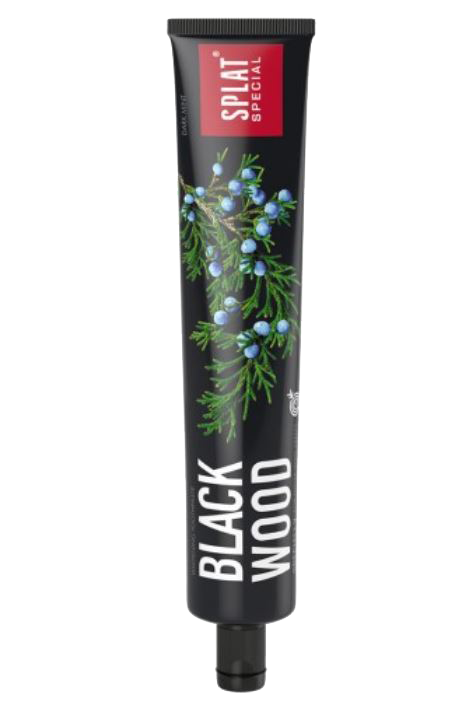 Blackwood schwarze Zahnpasta SPLAT Blackwood schwarze Zahncreme ohne Hintergrund