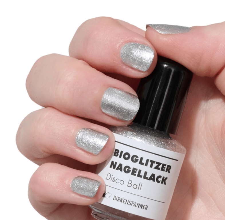 Bioglitzer-Nagellack Silber Bioglitzer-Nagellack Silber