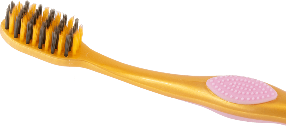 ABS Zahnbürste Gold Rosa