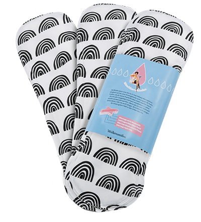 3 Binden super Schwarz-Weiß