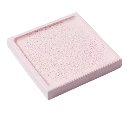 Seifenablage Eckig Rosa Kieselgur Seifenablage