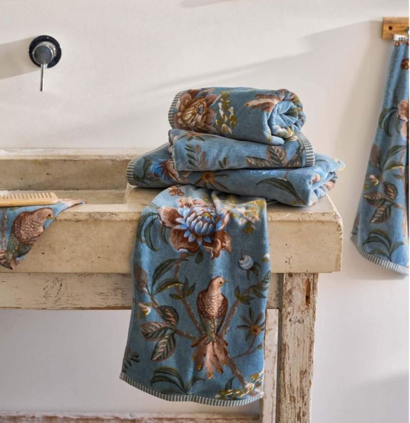 Handtuch Secret Garden Blau