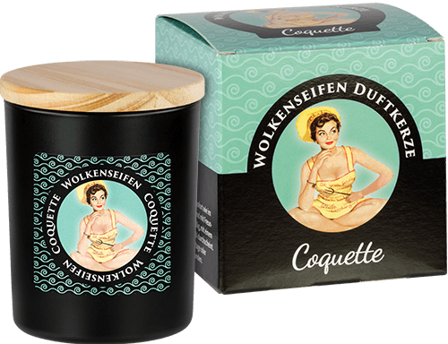 Duftkerze Coquette Wolkenseifen Duftkerze Coquette ohne Hintergrund